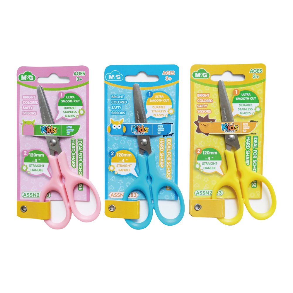 Tijera Escolar para Niños M&G Kids 4" – Paquete x 18