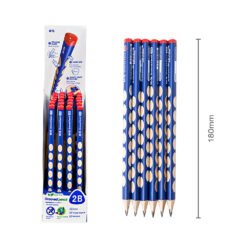 Lápiz ranurado 2B M&G Jumbo triangular ergonómico AWPQ0915