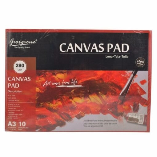 Block de papel canvas Giorgione A3 280gr