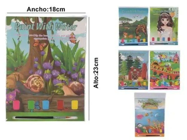 Libro Ilustrado con Pincel REF:HM0319