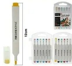 Marcador acrilico Giorgione x12 colores