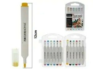 Marcador acrilico Giorgione x12 colores