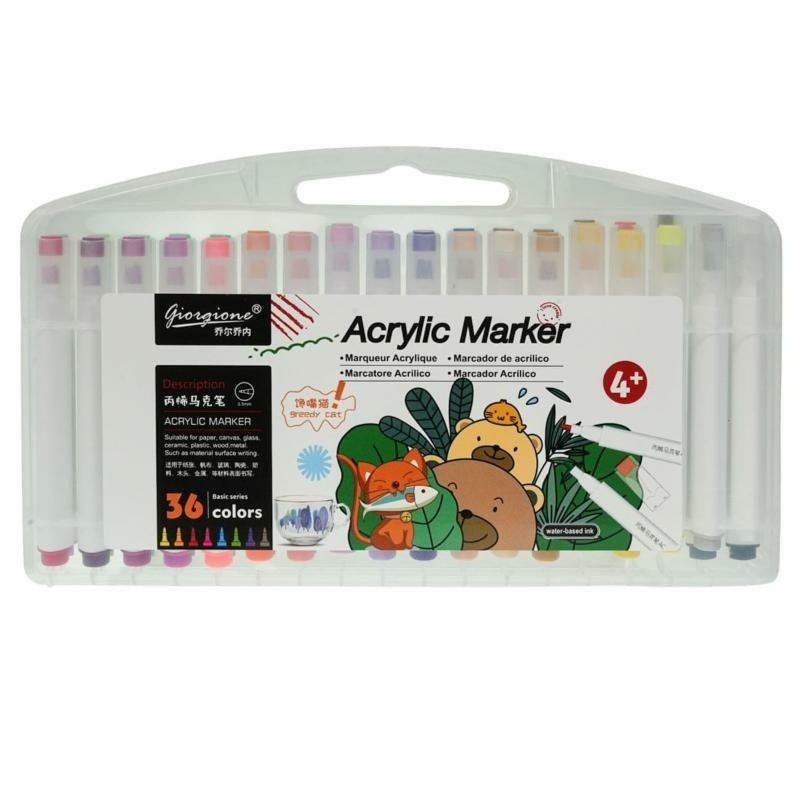 Marcador acrilico Giorgione x36 colores
