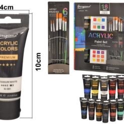 Pinturas acrilicas Giorgione x18 piezas