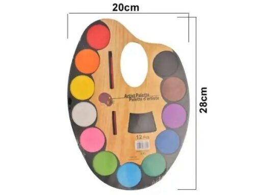 Paleta mezcladora con acuarelas Giorgione